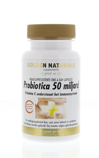Golden naturals probiotica 50 miljard 14cap  drogist