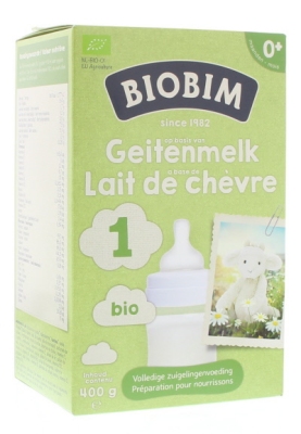 Foto van Biobim geitenmelk 1 400g via drogist