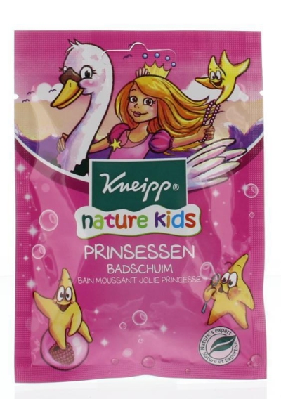 Foto van Kneipp kids badschuim framboos sachet 40ml via drogist