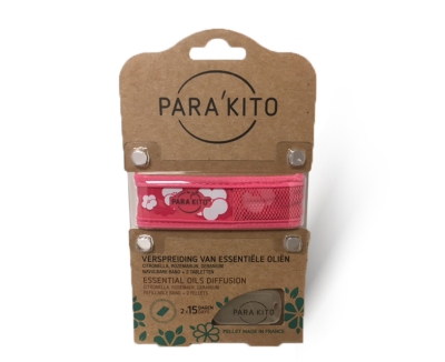 Parakito armband design roze met 2 tabletten 1st  drogist