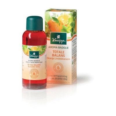 Foto van Kneipp badolie oranje lindebloesem 100ml via drogist