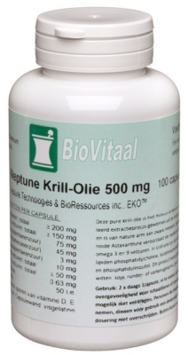 Foto van Biovitaal neptune krill olie 100cp via drogist