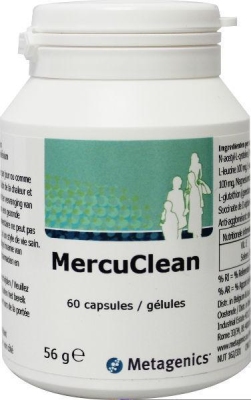 Foto van Metagenics mercuclean 60cap via drogist