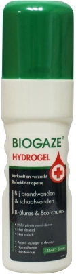 Foto van Biogaze hydrogel spray 125ml via drogist
