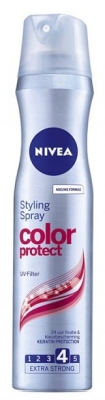 Foto van Nivea hair spray color protect 250ml via drogist