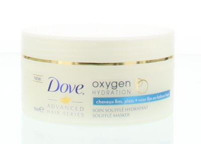 Foto van Dove masker oxygen moisture 200ml via drogist
