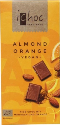 Ichoc almond orange vegan 80g  drogist