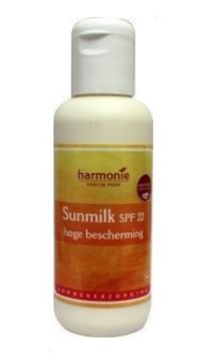 Foto van Harmonie sunmilk f22 200ml via drogist