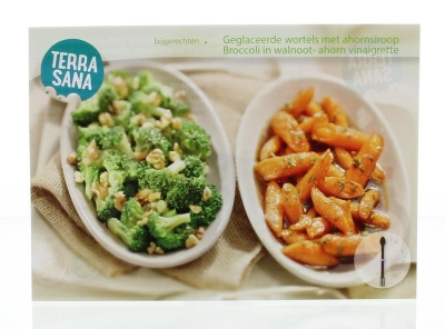 Foto van Terrasana recept kaart ahorn wortel & broccoli ex via drogist