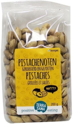 Foto van Terrasana pistachenoten geroosterd met zout 200g via drogist