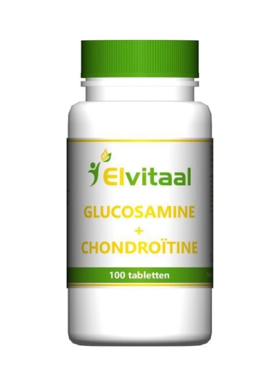Foto van Elvitaal glucosamine chondroitine 100st via drogist