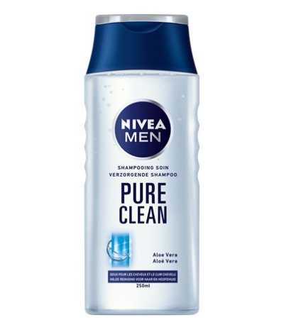 Foto van Nivea shampoo pure clean for men 250ml via drogist