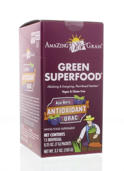 Foto van Amazing grass orac green superfood 15sach via drogist