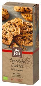 Foto van De rit chocolade koekjes amandel 175g via drogist