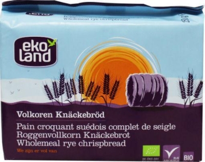 Foto van Ekoland knackebrod volkoren 250g via drogist