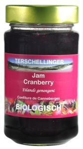 Foto van Terschellinger cranberry jam broodbeleg eko 250g via drogist