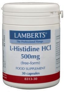Lamberts l-histidine 500 mg 30cap  drogist