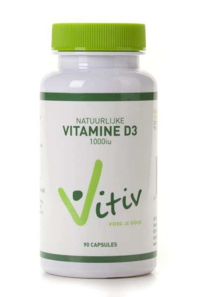 Foto van Vitiv vitamine d3 90ca via drogist
