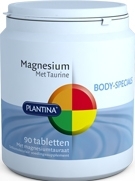 Foto van Plantina magnesium met taurine 90tab via drogist