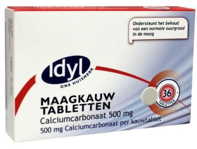 Foto van Idyl maagkauwtabletten 36tb via drogist