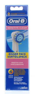 Foto van Oral-b opzetborstel eb17 sensitive 4st via drogist