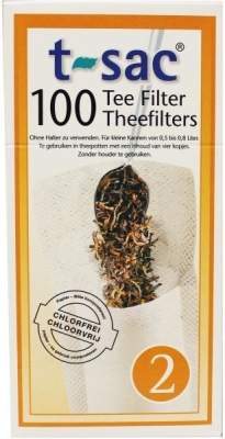 T-sac theefilters no. 2 100st  drogist