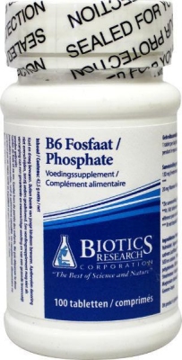 Foto van Biotics vitamine b6 fosfaat 100tab via drogist