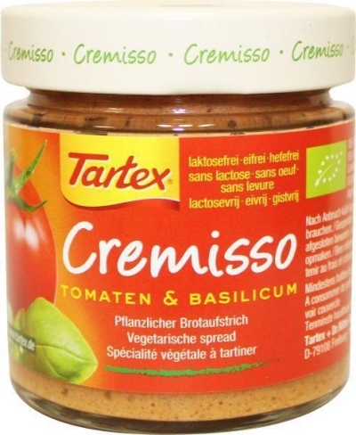 Foto van Tartex cremisso tomaat basilicum 6 x 180g via drogist