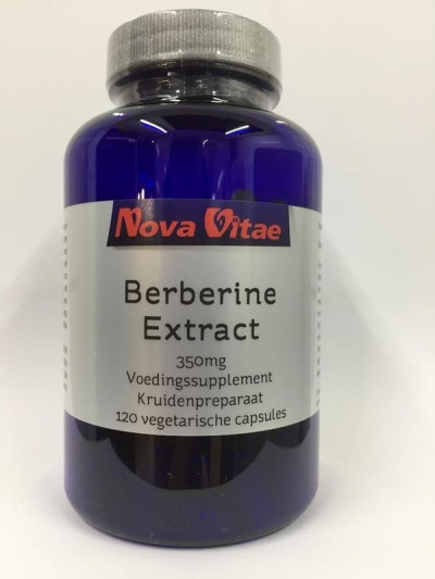 Nova vitae berberine hci extract 350 mg 120vc  drogist