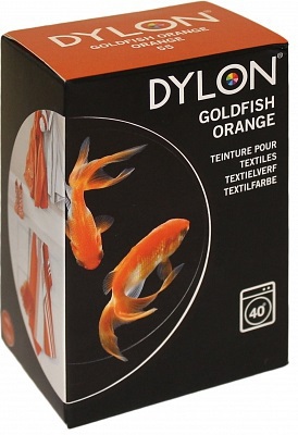 Foto van Dylon textielverf 55 goldfish orange 350g via drogist