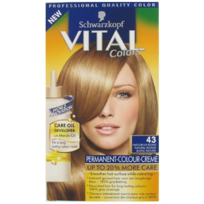 Foto van Schwarzkopf vital colors haarverf color naturel blond 43 verp. via drogist