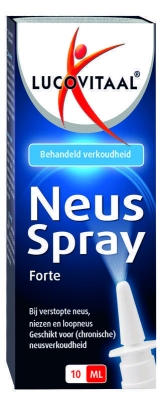 Foto van Lucovitaal neusspray forte 10ml via drogist