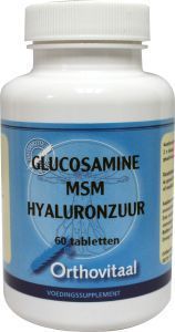 Orthovitaal glucosamine msm hyaluronzuur 60tab  drogist