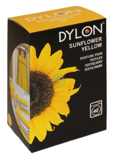 Foto van Dylon textielverf 05 sunflower yellow 350g via drogist