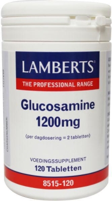 Foto van Lamberts glucosamine 1200 120tab via drogist