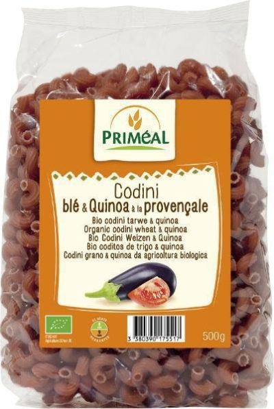 Foto van Primeal organic codini tarwe & quinoa 500g via drogist