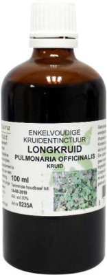 Foto van Natura sanat pulmonaria officinalis herb / longkruid 100ml via drogist