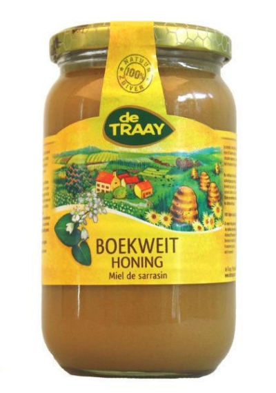 Foto van Traay boekweit creme honing 900g via drogist