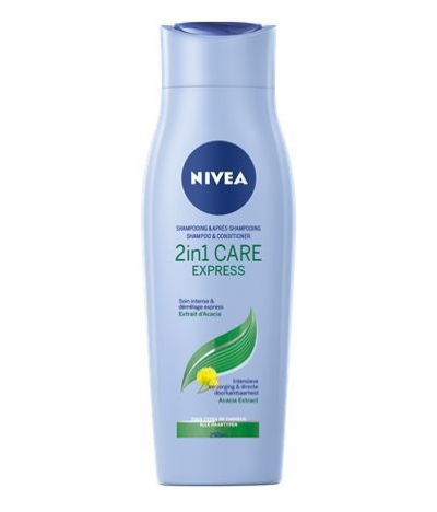 Foto van Nivea shampoo 2 in 1 express 250ml via drogist