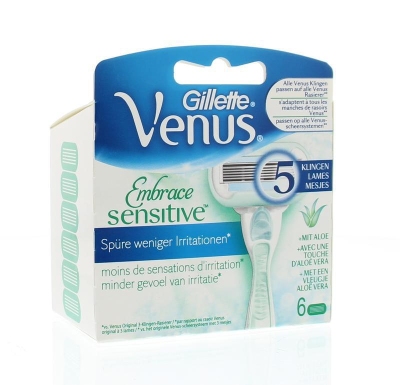 Foto van Gillette venus embrace sensitive mesjes 6st via drogist