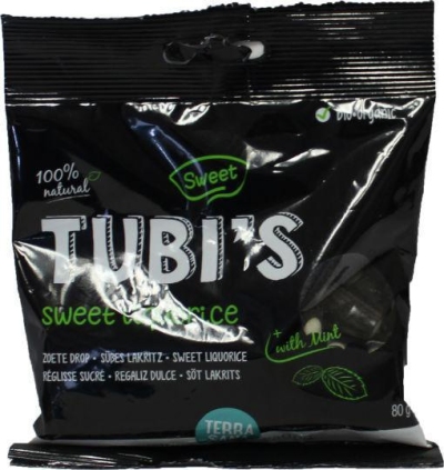 Foto van Terrasana zoute drop tubi's 100g via drogist
