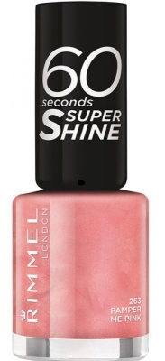 Foto van Rimmel londen nagellak 60sec 263 pamper me pink 8ml via drogist