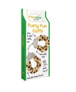 Foto van Toyjoy furry fun cuffs leopard plush handboeien 1 stuk via drogist