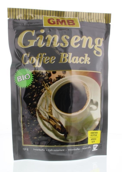 Foto van Gmb ginseng coffee / black bio 150g via drogist