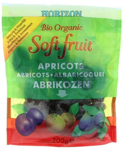 Foto van Horizon soft fruit abrikozen eko 200g via drogist