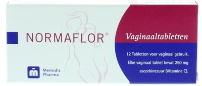 Foto van Normaflor vaginale tabletten 12st via drogist
