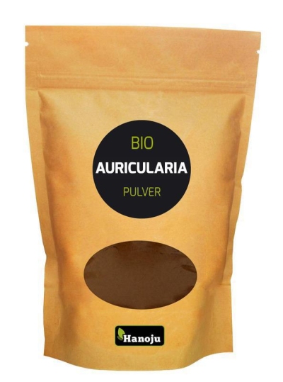 Foto van Hanoju bio auricularia extract 100g via drogist