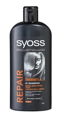 Foto van Syoss shampoo repair therapy 500ml via drogist