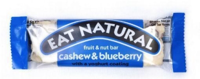 Foto van Eat natural cashew blueberry yoghurt 45g via drogist