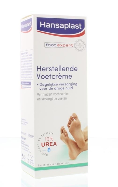 Foto van Hansaplast voetcreme herstellend 100ml via drogist